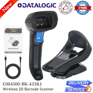 Datalogic Gryphon GM4500 Wireless 2D QR 1D Barcode Scanner with Charging Cradle - Picture 1 of 18