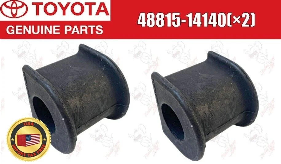 Buje de barra estabilizadora Toyota OEM 48815-14140 (x2) para Corolla LEXUS LX470 Foto 1 de 4