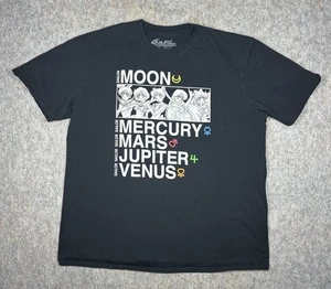 Sailor Moon Planets Grafik T-Shirt schwarz XL Anime Manga Toei Animation Tee - Bild 1 von 7
