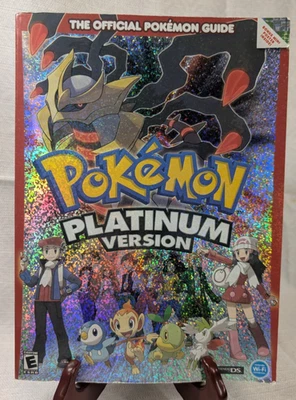 Rare Glow Dark Poster Pokemon Platinum Version Official Guide Book 2009 (READ) - Image 1 of 4