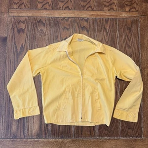 Vintage Dan River Redi Jac Jacket Women’s Size 12 Yellow - Picture 1 of 10