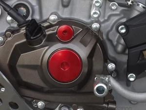 Works Connection Engine Plugs Aluminum Red #24-595 for Yamaha Raptor 700R/YFZ450 - Picture 1 of 1