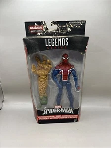 Marvel Legends Multiverse Spider-Men Marvel’s Spider-UK BAF Sandman NIB - Picture 1 of 9