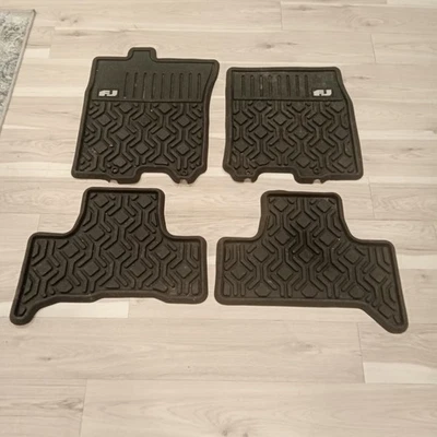 2008 Toyota FJ Cruiser Rubber Floor Mats OEM - Image 1 of 4