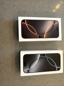 Apple iPhone 16 Pro titane naturel 128 Go boîte vide uniquement - Photo 1 sur 3