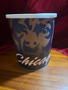Chicago Bears Garrett Popcorn Tin  Bucket Container - Picture 1 of 6