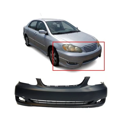 Cubierta de parachoques delantero imprimada para Toyota Corolla 2005-2008 sedán S XRS 521190Z939 Foto 1 de 4