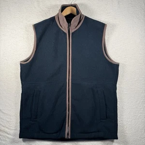 Alan Paine Jacket Mens Large Black Fleece Gilet Vest Country Hunting Shooting - Picture 1 of 11