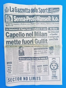 Scottish Mountaineering Screen Sport 3 June 1991 Gianni Lamb Nominato Senator IN - Picture 1 of 1