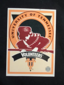 1995 Tony’s Pizza RARE University logo / mascot card Tennessee Volunteers NICE! - Picture 1 of 2