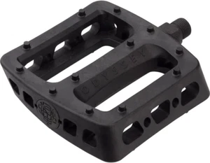 Twisted PC Bicycle Pedals - 9/16 Inch - Black - Picture 1 of 12