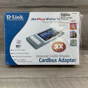 BRAND NEW D-link AirPro 2.4GHz Wireless Adapter Cardbus DWL-650 - Picture 1 of 4