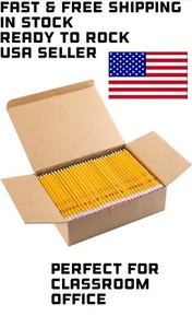 Qualität HB #2 gelbe Bleistifte vorgespitzt 320 Bleistifte pro Großpackung HB 2 HB2 - Bild 1 von 5