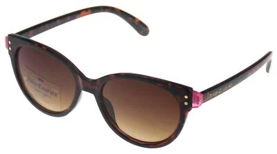 Juicy Couture Sunglasses Brown UV Protection 50-18-140 Round Designer Tortoise - Image 1 of 4