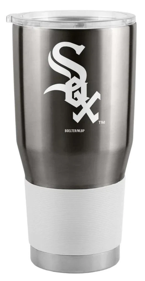 Chicago White Sox 30oz Stainless Steel Travel Tumbler [NEW] MLB Mug Glass Cup - Image 1 of 1