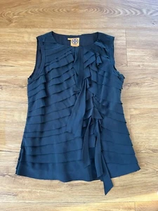 Tory Burch - Seide - Neu - Gr S - Oberteil - Schwarz - Bild 1 von 10