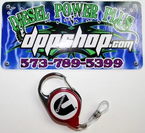 Cummins  belt loop badge tag holder clip key chain lanyard diesel gear ID - Picture 1 of 1