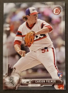 2017 Bowman #22 Carson Fulmer RC WHITE SOX Rookie baseball card NM/MT - Picture 1 of 2