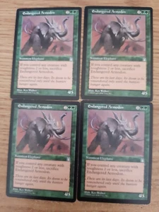 MTG 4 x Endangered Armodon - Stronghold - Picture 1 of 2