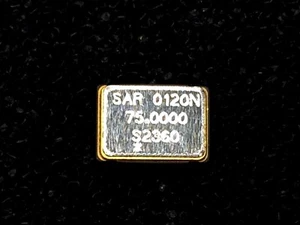 S2360-75.0000 CRISTAL SARONIX OSC 75MHZ IND TEMP 3.3V 2 PIEZAS - Imagen 1 de 2