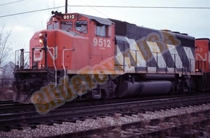 Vtg 1976 Train Slide 9512 Canadian National Engine Y3B097 - Picture 1 of 3