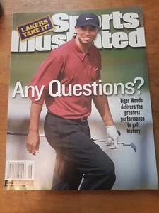 2000 TIGER WOODS SPORTS ILLUSTRATED "Any Questions?" ~ Newsstand NO LABEL!! GOLF - Picture 1 of 9