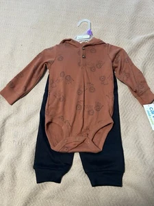 Child Of Mine 2 Piece Knit LS Outfit Size 12 M New - Picture 1 of 5