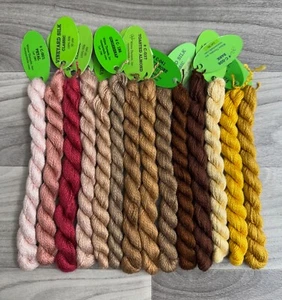 14 SKEINS WILTEX VINEYARD SILK CLASSIC MERINO WOOL THREAD NEEDLEPOINT LOT - Picture 1 of 1
