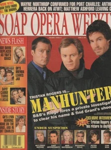 Soap Opera Weekly Apr 8 1997 CHARLES GRANT-TRISTAN ROGERS-RONN MOSS-LYNN HERRING - Bild 1 von 1