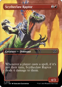 x1 Scytheclaw Raptor LCI MTG 323 BORDERLESS UNCOMMON M/NM 1x - Picture 1 of 1