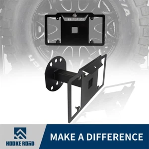 Hooke Road Spare Tire License Plate Mount System for Jeep Wrangler TJ JK 97-18 - Picture 1 of 12