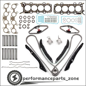Head Gasket Set Bolt Timing Chain Kits For 11-14 Ford F-150 Mustang 5.0L V8 DOHC - Picture 1 of 14