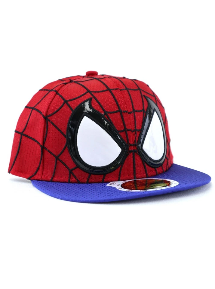 Chapéu infantil New Era Spider-Man exclusivo 59fifty ajustado tamanho 6 3/4 Marvel - Imagem 1 de 4