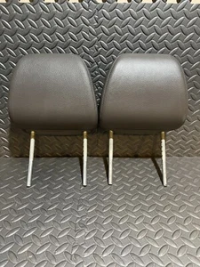 11-17 HONDA ODYSSEY Front LEATHER Left Right DRIVER PASSENGER Headrest Gray Dark - Picture 1 of 4