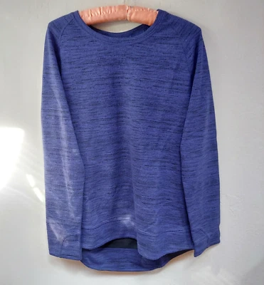 Kirkland подпись женщин средний толстовка верхний пуловер пространства краситель синий повседневный - Изображение 1 из 4