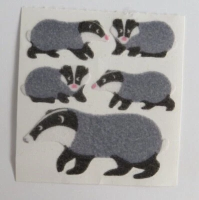 Sandylion FUZZY Misc Themed Stickers #F1 - You Choose - Image 1 of 4