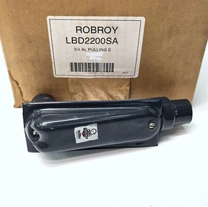 ROBROY LBD2200SA ~ 3/4" Aluminio PVC Recubierto Tirador Codo ~ PLASTI-BOND Rojo NUEVO - Imagen 1 de 2