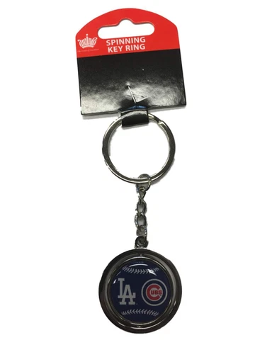 Los Angeles Dodgers Chicago Cubs 2016 MLB Postseason NLCS Spinning Keychain Cover