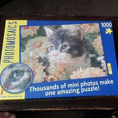 Paul Lamond Games Kitten Photomosaics 1000 Piece Jigsaw Puzzle New & Sealed  - Image 1 of 2