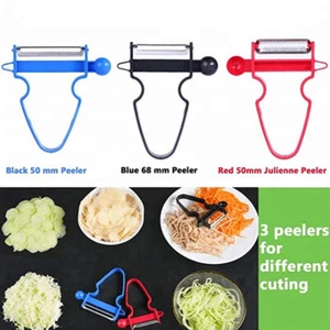 3PCS Magic Peelers Slicer Shredder Peeler Trio Multifuction Vegetable Fruit 3IN1 - Picture 1 of 12