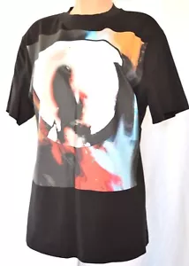 GIVENCHY MOON/CITY MULTI-COL0R SHORT SLEEVESS T-SHIRT SIZE L - Picture 1 of 8