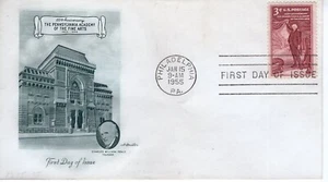 US 1955 #1064 3c Pennsylvania Academy Fine Arts ArtMaster Addressed ST3391 - Picture 1 of 4