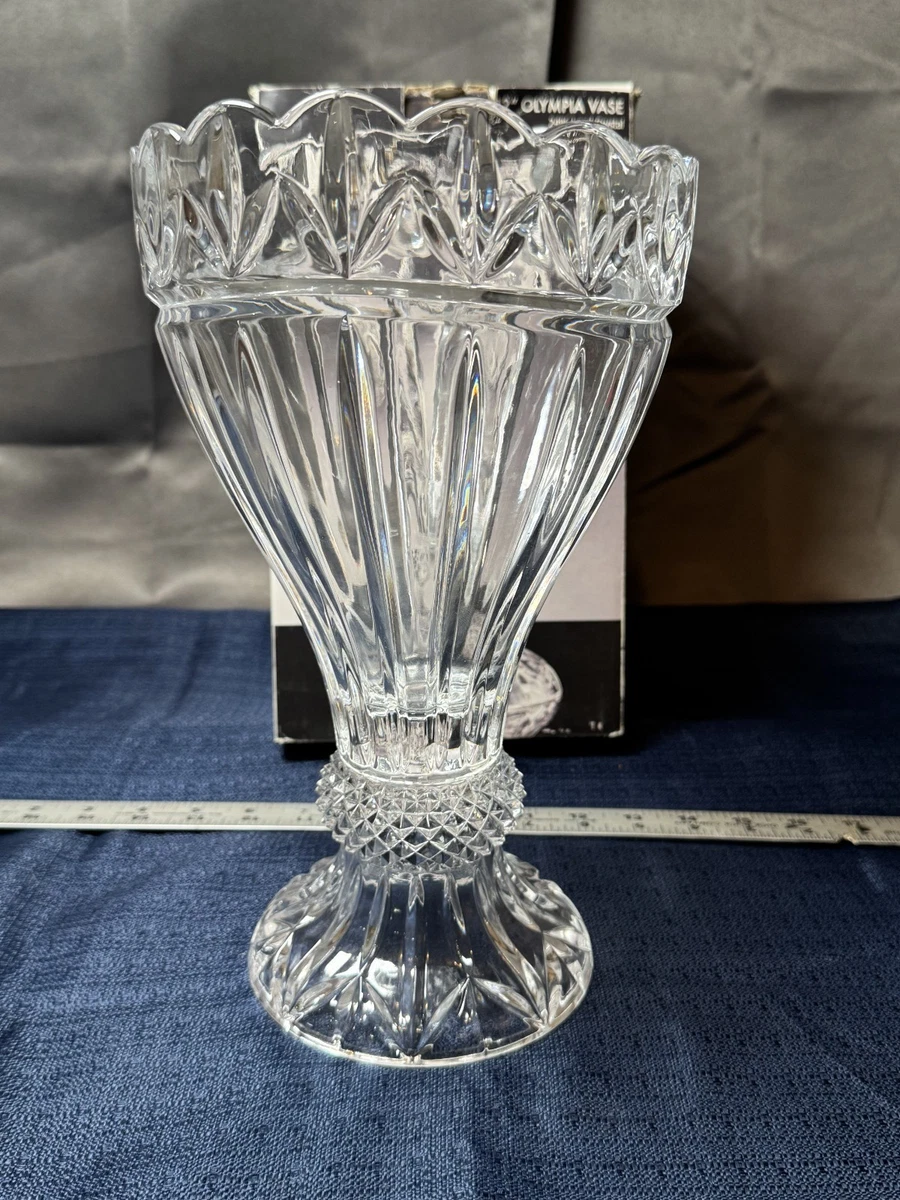 Shannon 水晶花瓶，水晶现代玻璃| eBay