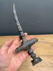Ancient Battle Iron Ax  with  Ornament  Kievan Rus - Vikings 9 - 12 century AD. - Picture 1 of 17