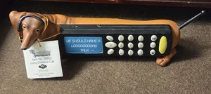 Neu SELTEN Westland Ling Fernruf Hund Dackel Figur Weiner 16553 Telefon - Bild 1 von 7