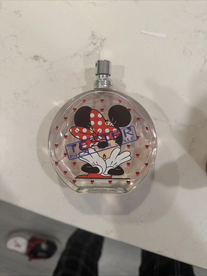 Botella probadora de perfume Disney Minnie Mouse 3,4 OZ EDT - Sin tapa - Rara Foto 1 de 2