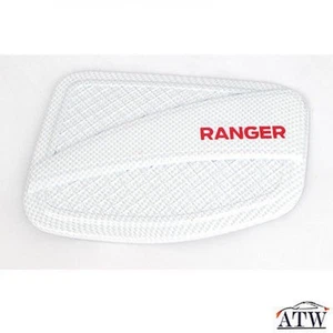 For Ford Ranger T6 Px Wildtrak Pickup 12-18 White Fuel Oil Tank Cap Cover Trim - Picture 1 of 5