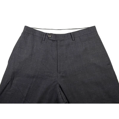 Ralph Lauren, Pantalones de vestir para hombre negros/grises marinos mezcla de lana talla 34W x 30L Foto 1 de 4