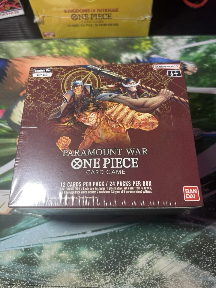 Bandai One Piece CCG Paramount War Booster Box - 24 Packs