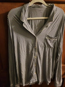 Damen Gap Pyjama Set L Tall gestreift - Bild 1 von 3